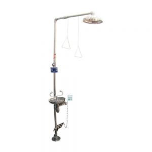 Vaultex ISD 6250 SS Lever Operated Safety Shower Eyewash Station set