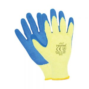Vaultex BGL Half Latex Coated Gloves Blue