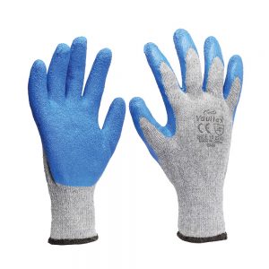 Vaultex ENH Half Latex Coated Gloves Blue
