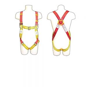 Vaultex JRM Full Body Harness Multicolor Red/Yellow