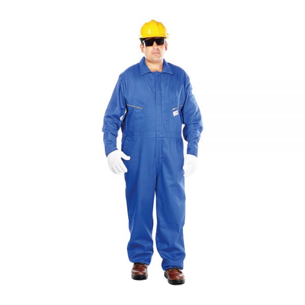 Vaultex LBFRR 100% Cotton Fire Retardant Coverall, Royal Blue