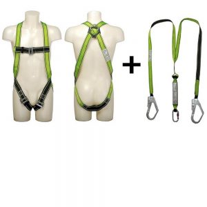 Vaultex MFK Full Body Harness Multicolor Green
