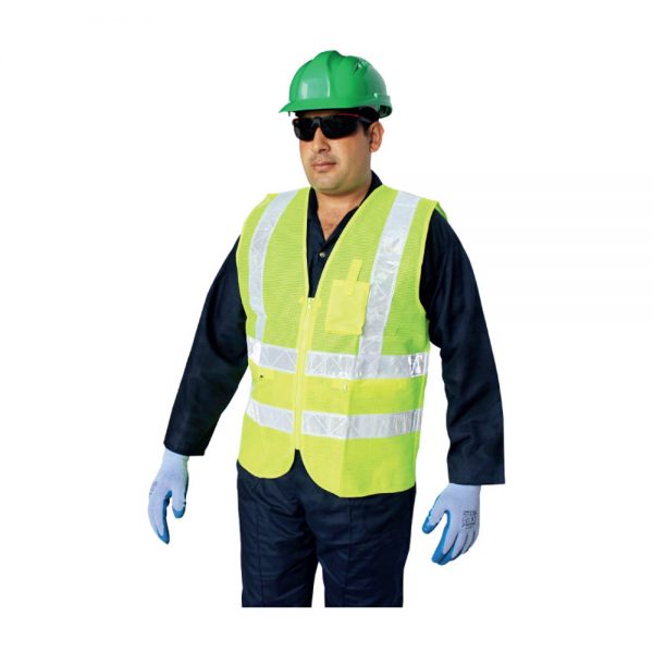 Vaultex PSM Reflective Net Vest Pockets (MOQ of 6 Pcs)