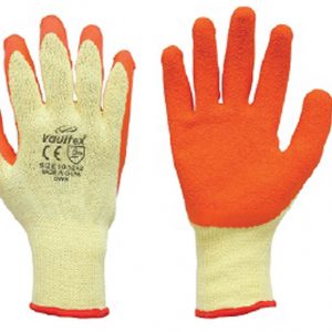 Vaultex SWH Half Latex Coated Gloves Orange