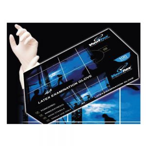 Vaultex VLEG Powdered Disposable Latex Examination Gloves