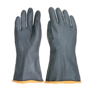 Vaultex VS111 Industrial Black Latex Gloves