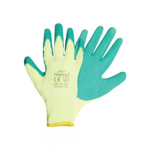 Vaultex YGL Half Latex Coated Gloves Green