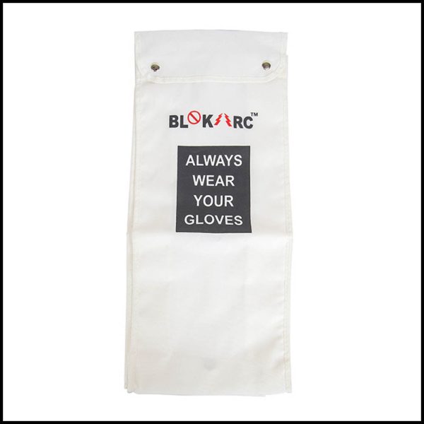 Blokarc Glove Carry Bag, White Color For Insulated Gloves