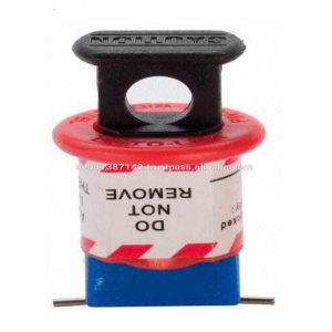 Loto-Lok CB-POW-CTBL Circuit Breaker Locking Device PIN-IN for Single Pole MCB's Blue(Pack of 10pcs)