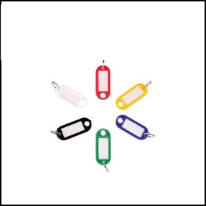 Loto-Lok KT-50 Key Tags - Plastic with Metal Ring.