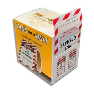 TAGS-ON-A-ROLL R100-TAGD-01 "DO NOT OPERATE" TAG.