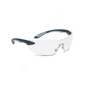 Honeywell IGP 1017086 Ignite Eyewear Clear Fog Ban Black Silver ( With Cord )(MOQ of 15 Pcs)