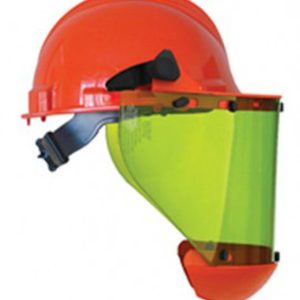 Salisbury by Honeywell JQC AS1000HAT-SPL Aerc Flash Faceshield with Hard Hat - 10 cal/cm²