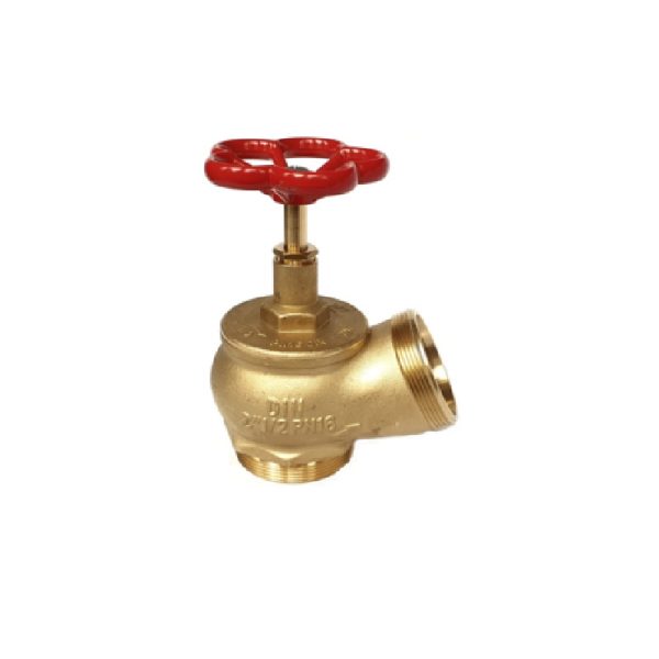 1 1/2 Inches AWG Landing Valve With 1 1/2 Inch Storz Connection, Brass Without Cap