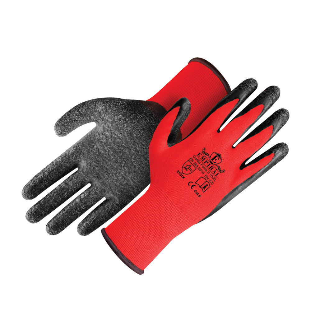 Empiral E124572920 Gorilla FORCE II Latex / Palm Coated Gloves