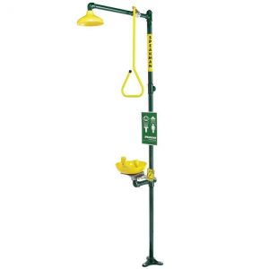 X-Mark N139670822 Eyewash Station, Washer and Shower With Foot Valve and Hand Valve Model- Lses 8 Gi