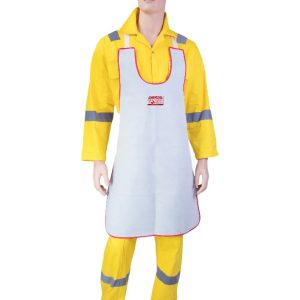Ameriza E102491721 Torch Apron-1pc Stitched Leather Welding Apron With Piping(MOQ OF 5 Pcs)
