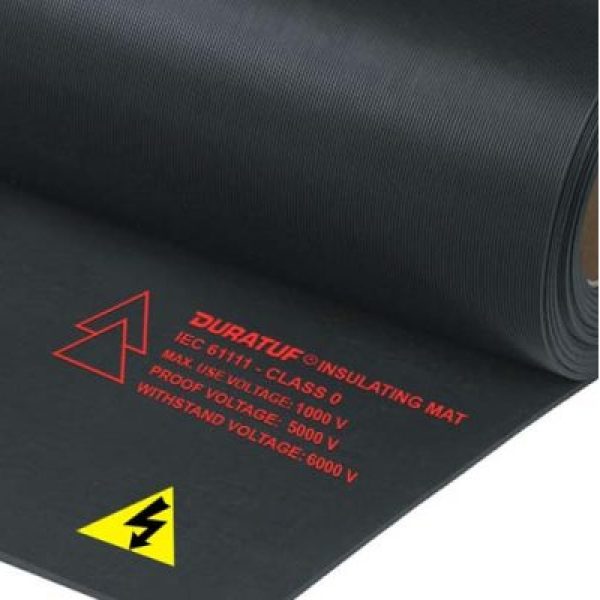 Duratuf IEC 61111 Insulating Mat Withstand up to 7.5KV (Class 1, 2.0mm Thick x 1M wide x 10M length)