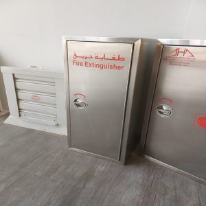 surface-type-single-door-fire-extinguisher-cabinet-full-ss-brush-316-grade-with-ss-round-lock-and-hinges