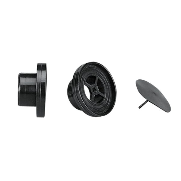 Lalizas - Drain Plugs with Non-Return Valve for Thru-hull - Black