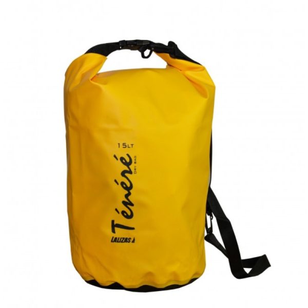 Lalizas - Dry Bag with Shoulder Strap Tenere Yellow, 15lt - 500 x 250mm