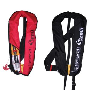 Lalizas - Sigma Inflatable Lifejacket, Auto Adult 170N, with D-ring & Crotch Strap, ISO - ?lack