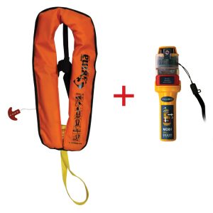 Lalizas - Sigma Work Vest Auto 170N, ISO 12402-3 with Ocean Signal MOB1, set
