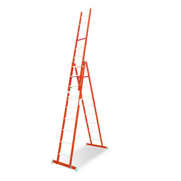 Sofamel 527 EF/3 Step ladder With Extendable Section (2x10)+10