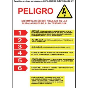 Sofamel 730 Prerequisites PVC Signs (English) 210 x 297mm