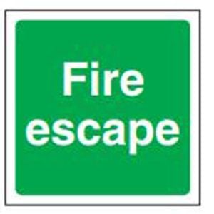 Safe Safety Sign - Fire Escape
