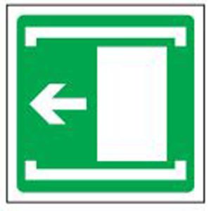 Safe Safety Sign - Slide Left To Open