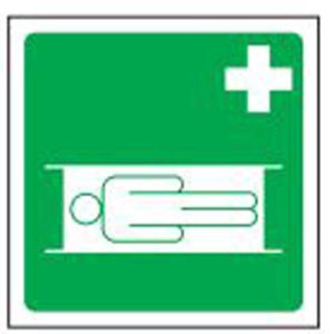 Safe Safety Sign - Stretcher