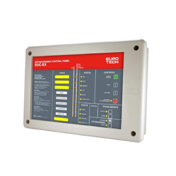 EuroTech EUC-EX Conventional Fire Detection and Extinguishing Panel