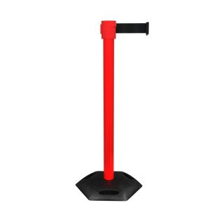 CH 120ST R RED Belt Plastic Barrier