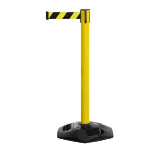 CH 120ST Y Yellow Belt Plastic Barrier