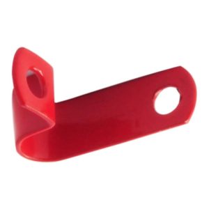 Kedbrooke - Fire Alarm Cable Clip 8MM - Red - Pack of 200