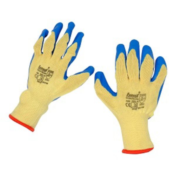 Eyevex - Blue Latex Palm Coated SGLB 108(MOQ OF 20 Pairs)