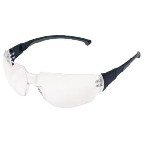 Eyevex - Safety Spectacles SSP 1080 Black-Grey Temple /Clear Lens (MOQ - 10 Pcs)
