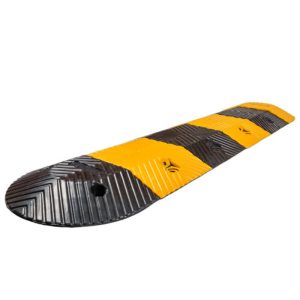 Heavy Duty Plastic Speed Hump with Reflective, Size: 1000 x 350 x 50 mm