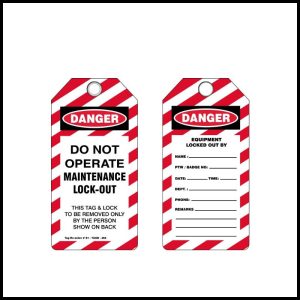 Generic - PVC Danger Tag, Red - S1-TAGD-202