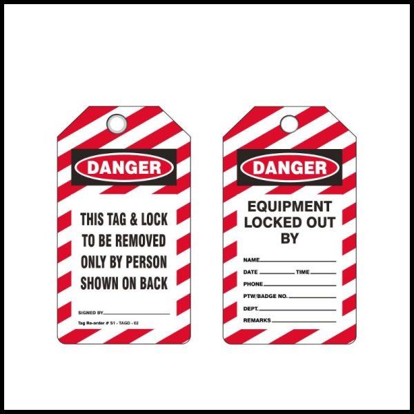 Generic - PVC Danger Tag - S1-TAGD-02(Minimum Order of 50 Pcs)