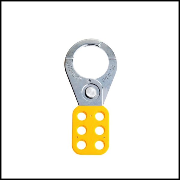 Loto-Lok - Steel Lockout Hasp, Yellow - HSP-PMH-38Y