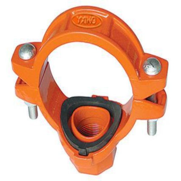 Shield - Ductile Iron Grooved Pipe Fittings Threaded Mechanical Tee - SDG-42