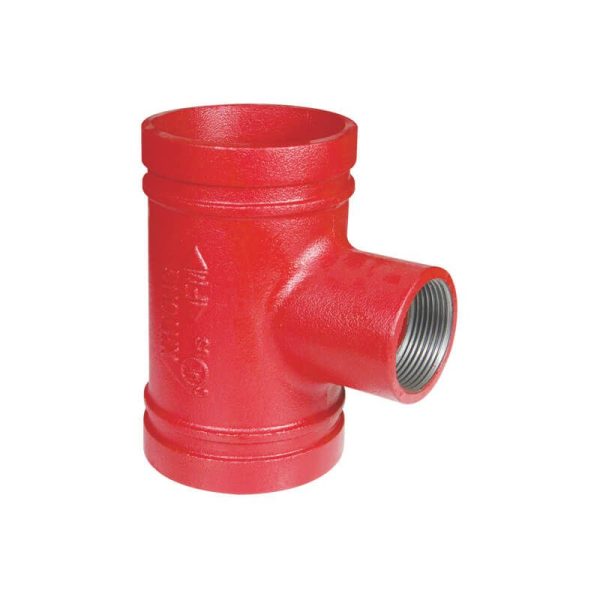 Shield - Grooved Tee with Threaded Branch - SDG-12