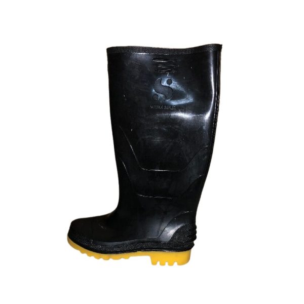 SHIMA-SHOE Safety GumBoots Black Without Steel Toe