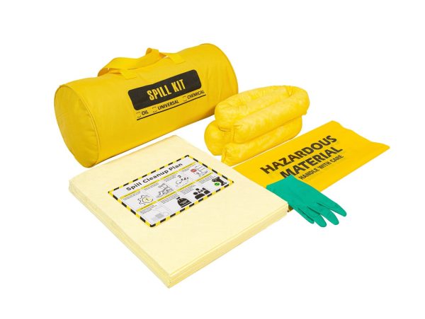Spill Kit in Nylon Bag for Chemical, 40 Liters