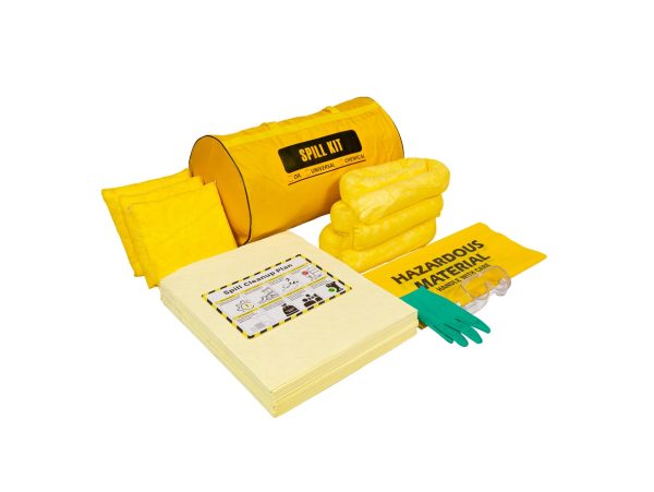 Spill Kit in Nylon Bag for Chemical, 80 Liters