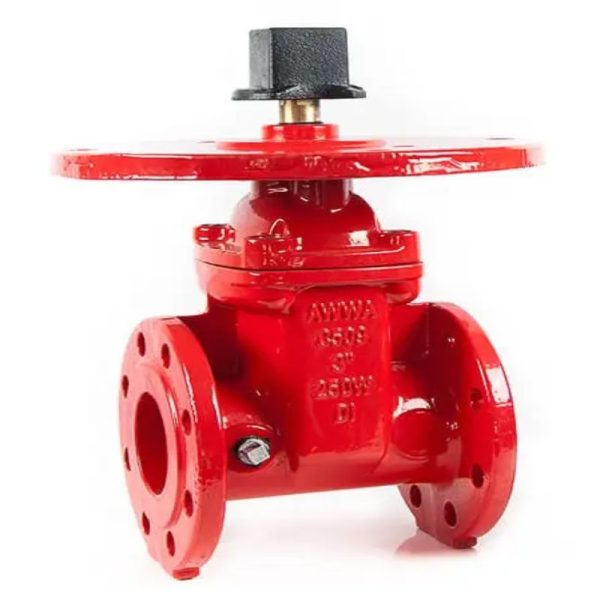Flanged Resilient NRS Gate Valve with Black Cap