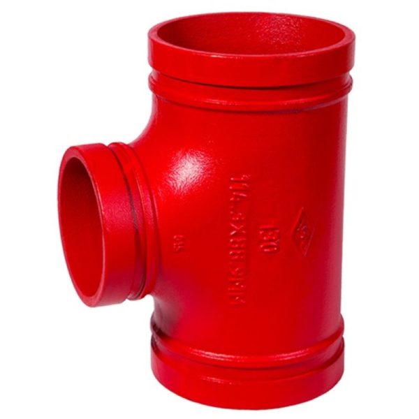 Grooved Reducing Tee Branch