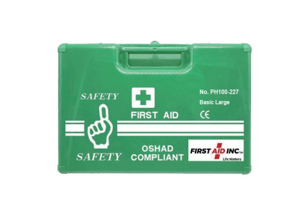 First Aid Inc PH100-227 First Aid Box, Basic Large